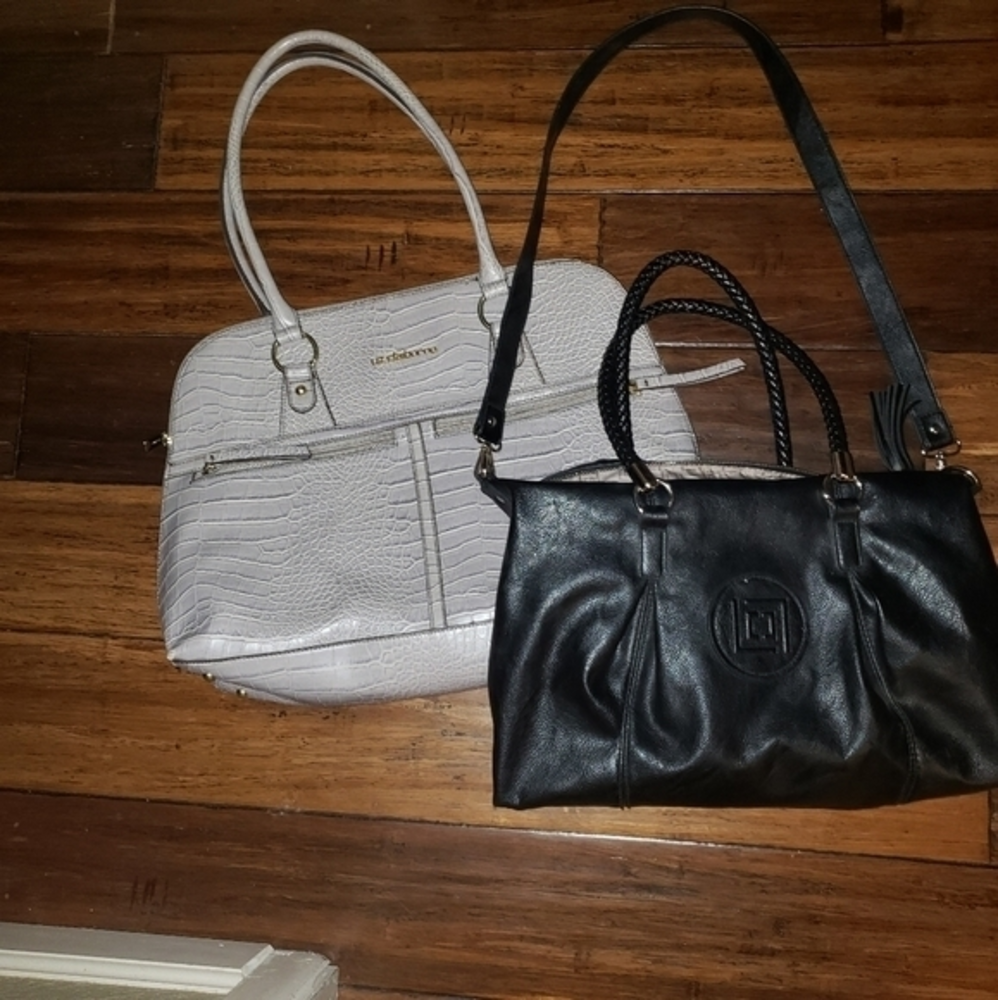 Pair of Liz Claiborne purse handbag satchel‎